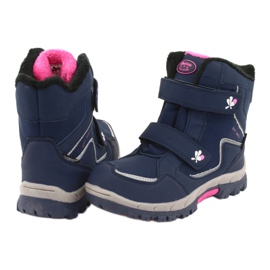 American Club Botas de membrana American HL26 azul marino rosa 4