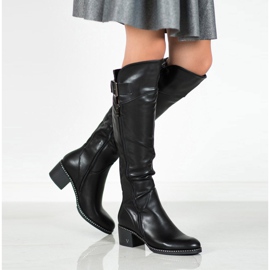 Botas VINCEZA negras negro 2