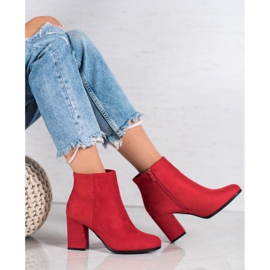 Marquiz Botas de ante rojas rojo 5