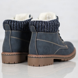 Goodin Tramperos con piel de oveja azul 6