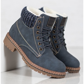 Goodin Tramperos con piel de oveja azul 7