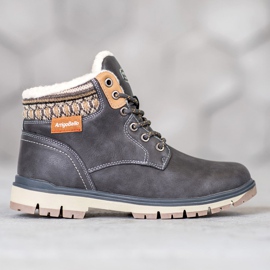 Arrigo Bello Trappers con cordones gris 3