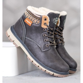 Arrigo Bello Trappers con cordones gris 5