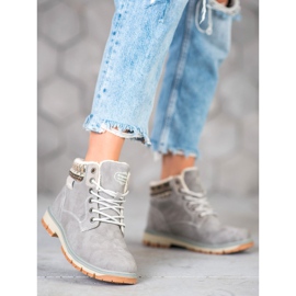 Arrigo Bello Trappers con cordones gris 1 Arrigo Bello Trappers con cordones gris 1