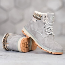 Arrigo Bello Trappers con cordones gris 3