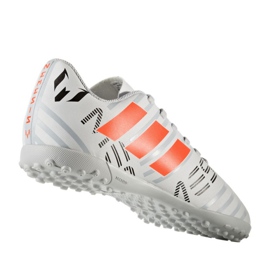 Botas de fútbol Adidas Nemeziz Messi 17.4 TF Jr S77207 blanco 1