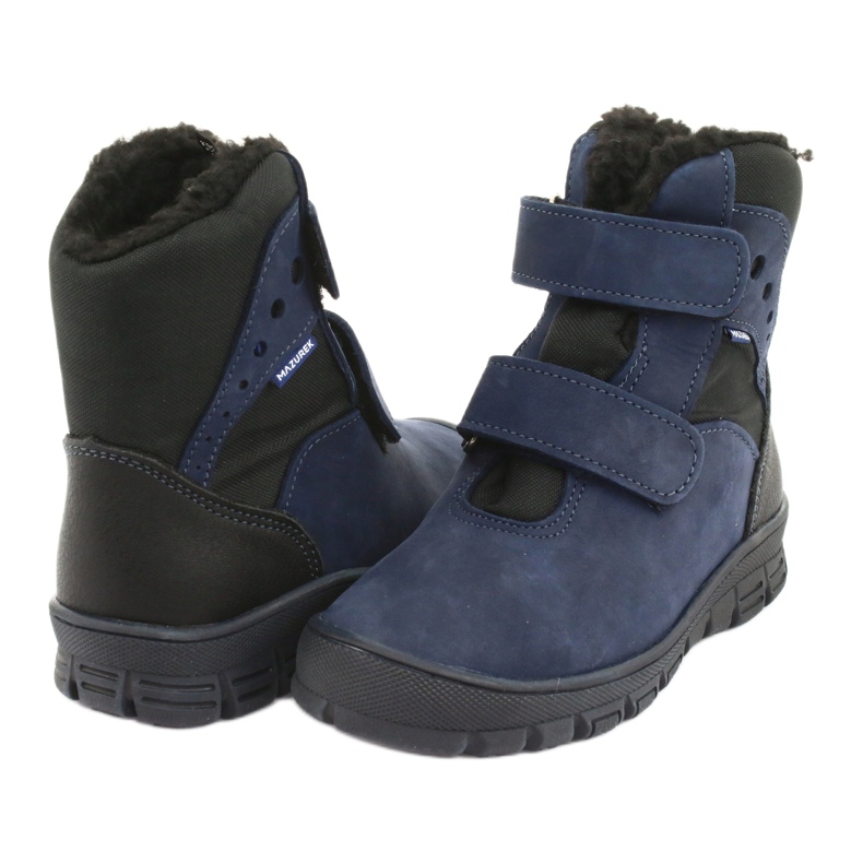 Botas botas con membrana Mazurek 1353 azul marino negro 3 Botas botas con membrana Mazurek 1353 azul marino negro 3