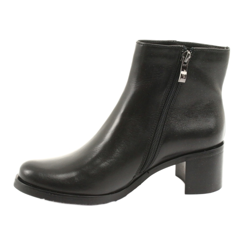 Arka Tacones altos aislados de cuero para mujeres 7387 negro 2