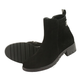Arka Botas para mujeres a aislamiento de cuero de gamuza 7202 negro 5