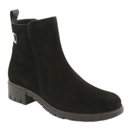 Arka Botas para mujeres a aislamiento de cuero de gamuza 7202 negro 1