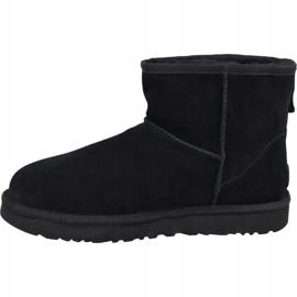 Ugg Classic Mini Logo de goma W 1108231-BLK negro 1 Ugg Classic Mini Logo de goma W 1108231-BLK negro 1