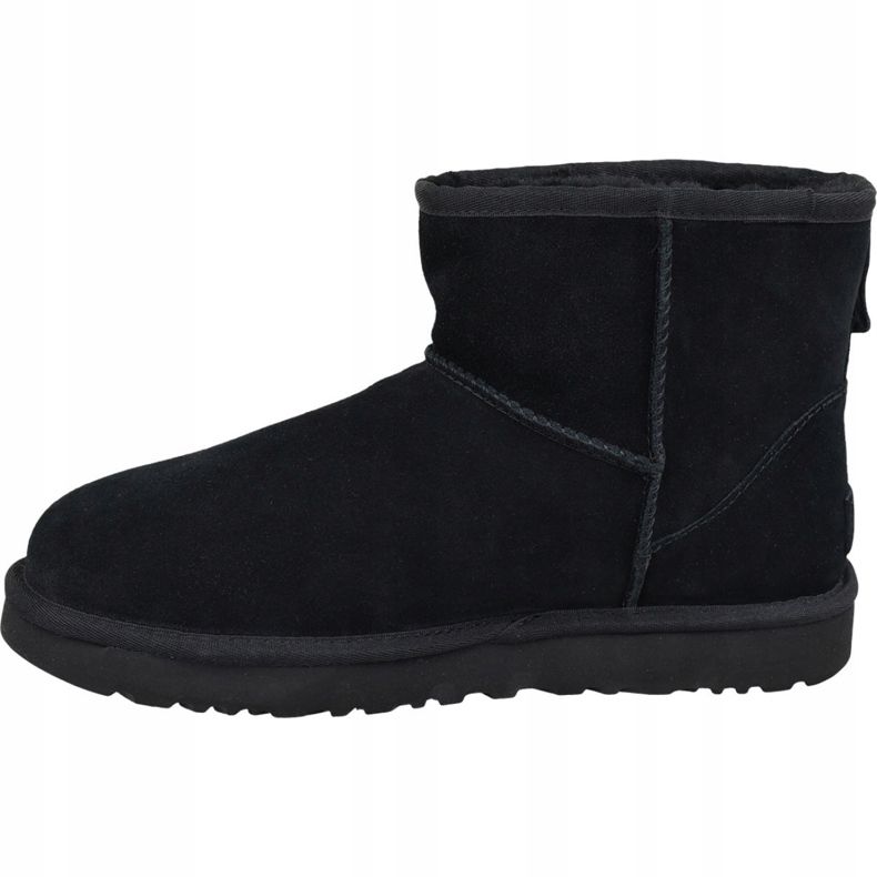 Ugg Classic Mini Logo de goma W 1108231-BLK negro 1 Ugg Classic Mini Logo de goma W 1108231-BLK negro 1