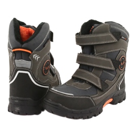 American Club Botas con membrana americana HL23 gris negro 4