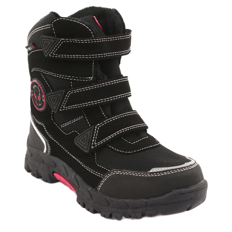 American Club Botas negras con membrana American HL23 negro rojo 1