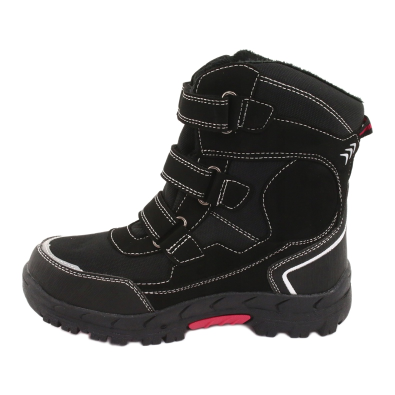 American Club Botas negras con membrana American HL23 negro rojo 2