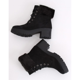 Botas negras con cordones B0-217 Black negro 2