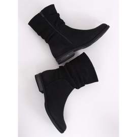 Botas negras planas de mujer negras 5139 Black negro 3