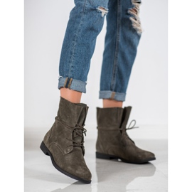 Filippo Botas de cuero clásicas gris 2