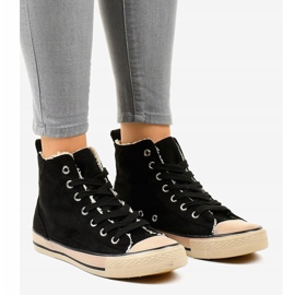 Zapatillas negras con aislamiento T-040 negro 1