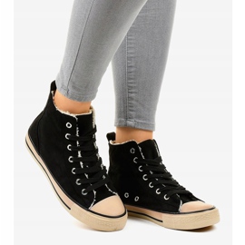 Zapatillas negras con aislamiento T-040 negro 2