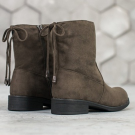 SDS Botines de ante verde 4