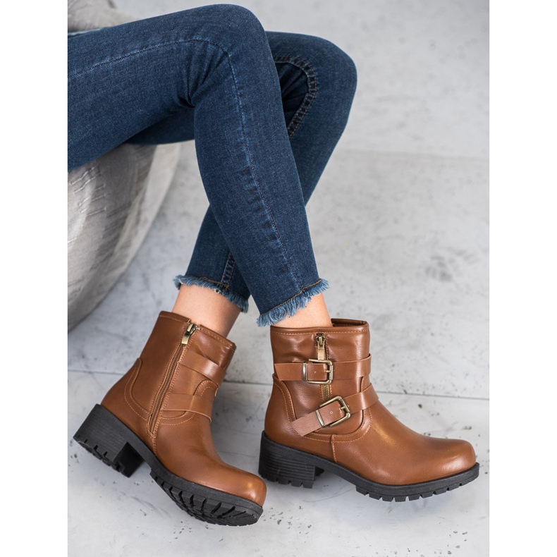 SHELOVET Trabajadores Clásicos marrón 2