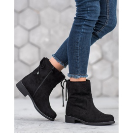 SDS Botines de ante negro 5