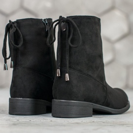 SDS Botines de ante negro 3