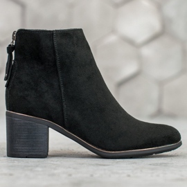 Goodin Botas de ante negras negro 4