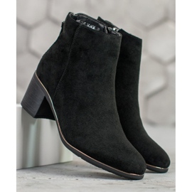 Goodin Botas de ante negras negro 6
