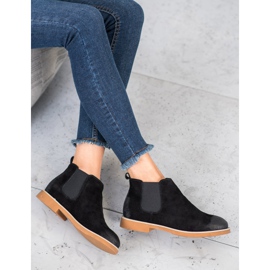 SDS Botas Chelsea de piel negro 4