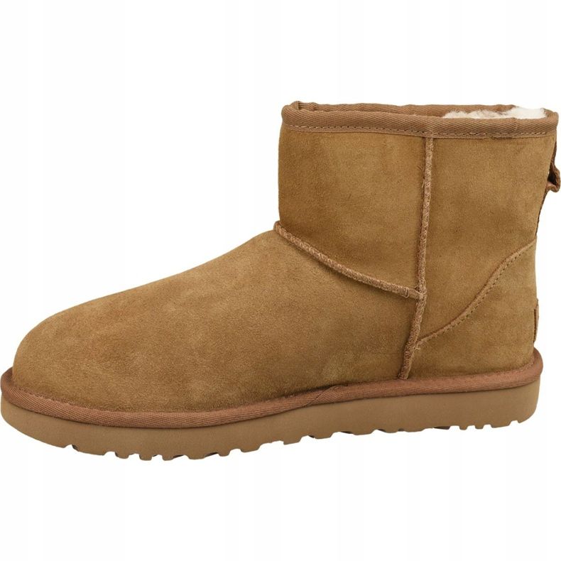 Zapatos Ugg Classic Mini Ugg Rubber Logo W 1108231-CHE marrón 1