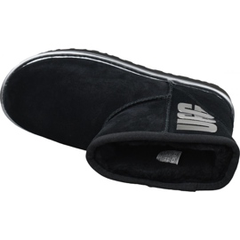 Ugg Classic Mini Ugg Rubber Logo W 1110087-BMT Zapatillas negro 2 Ugg Classic Mini Ugg Rubber Logo W 1110087-BMT Zapatillas negro 2