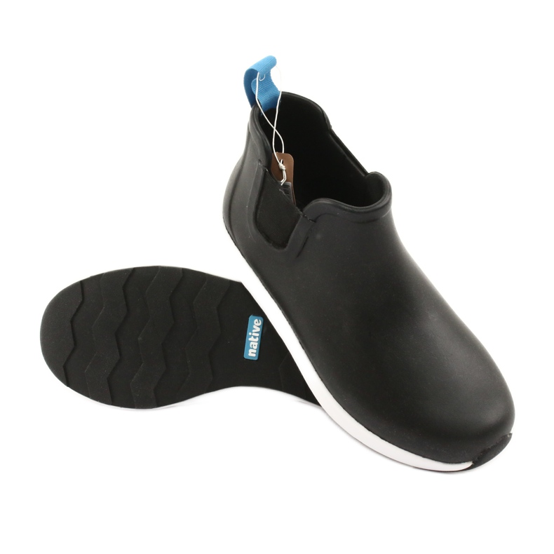 Native Ap Rain Jiffy Black Shell White Jiffy Rubber blanco negro 3