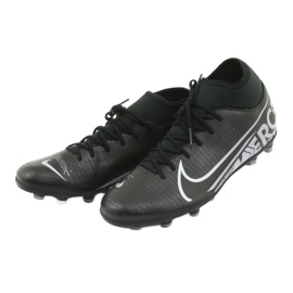 Zapatillas de fútbol Nike Mercurial Superfly 7 Club FG / MG M AT7949 001 negro 4