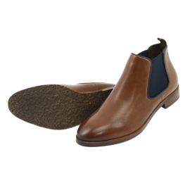 Botas marrones Jodhpur Caprice 25327 marrón azul marino 5