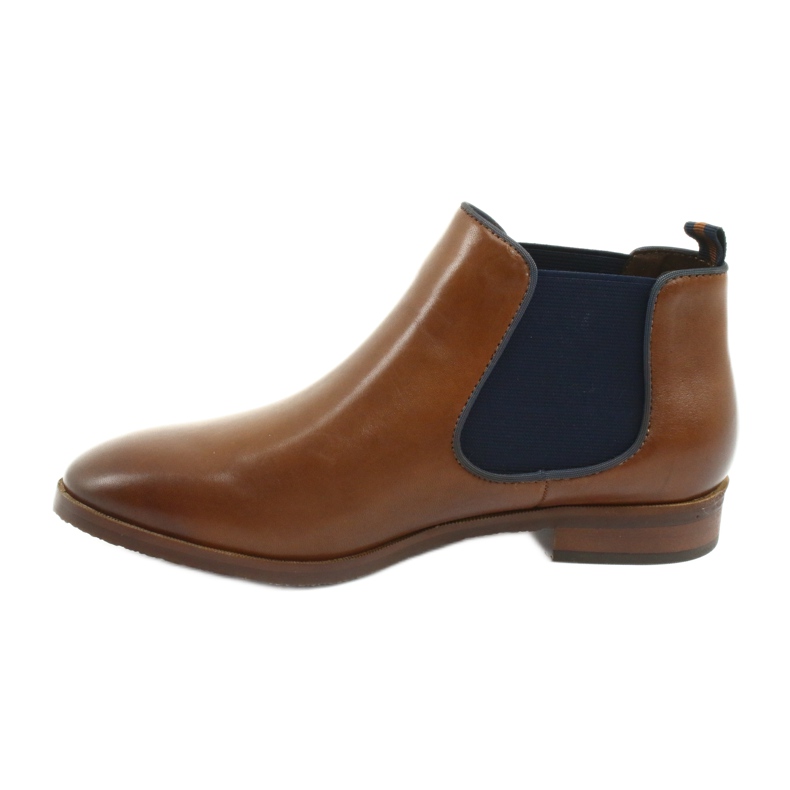 Botas marrones Jodhpur Caprice 25327 marrón azul marino 2