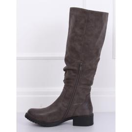 Botines planos grises para mujer 1084-PG Gris 1