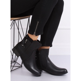 Botas negras planas de mujer negras 1184-PA Black negro 5
