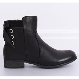 Botas negras planas de mujer negras 1184-PA Black negro 3