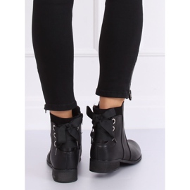 Botas negras planas de mujer negras 1184-PA Black negro 4