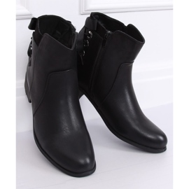 Botas negras planas de mujer negras 1184-PA Black negro 6