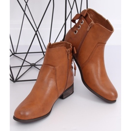Botas de mujer planas camel 1184-PA Camel marrón 4