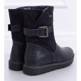 Botas negras aisladas BM-9063 Black negro 4