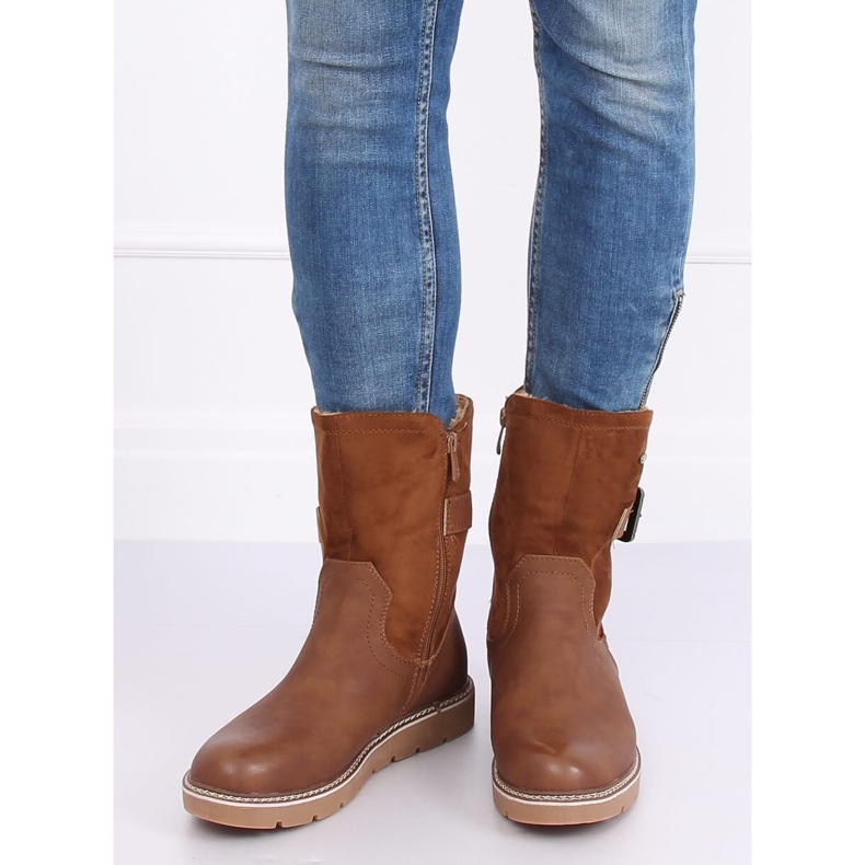 Botas aislantes camel BM-9063 Camel marrón 1 Botas aislantes camel BM-9063 Camel marrón 1