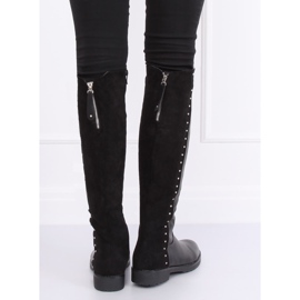 Botas de montar con aislamiento grueso negro G3369A Negro 2