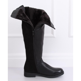 Botas de montar con aislamiento grueso negro G3369A Negro 3