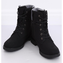 Botas negras con cordones K-9926 Black negro 2