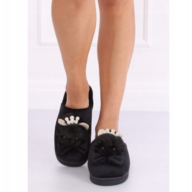 Pantuflas negras de mujer negras DD112 Black negro 3