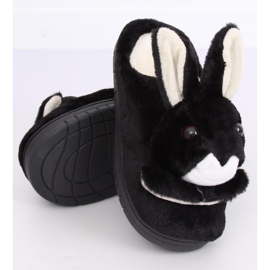 Zapatillas de mujer conejito negro MA17 Negro 4